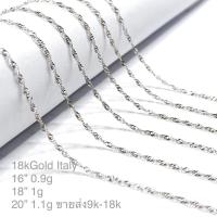 ราคา Princely สร้อยคอทองคำแท้ ITALY 18K White Gold รุ่น Disco S (25140168535)