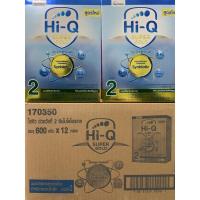 ราคา [ขายยกลัง-12กล่อง] นมผง HI-Q SuperGold 2 600 g ไฮคิว ซูเปอร์โกลด์ สูตร 2 SYNBIO PROTEQ 600 กรัม (14445047205)