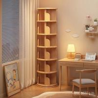 ราคา หมุนล็อคเกอร์ห้องนอนมุมตู้เก็บของห้องนั่งเล่น360องศาตู้หนังสือชั้นวางหนังสือไม้เนื้อแข็งเด็กชั้นชั้นวาง 2ทีเอ็มบี (28343495808)