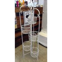 ราคา [มือสอง] ชั้นวางสินค้า ชั้นกระเช้า ุ6 ชั้น พับเก็บได้ (41350328910)