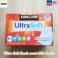 ราคา Kirkland Signature® Ultra Soft Fresh scent 250 sheets เคิร์กแลนด์ ซิกเนเจอร์ แผ่นอบผ้า ลดรอยยับ กลิ่นหอมสดชื่น (9311659003)