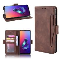 ราคา Multi-Card Slots Casing Asus Zenfone 6 2019 / 6Z ZS630KL Wallet Case PU Leather Magnetic Buckle (57751849863)