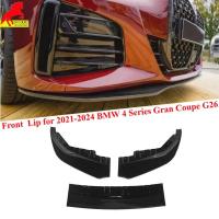 ราคา For 2021-2024 BMW 4 Series Gran Coupe G26 Front Bumper Lip Spoiler Splitter Diffuser 3-Piece M Perf (40376971412)