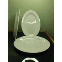 ราคา จานกระเบื้องวงรีสีขาว (22068423701)