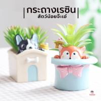 ราคา กระถางเรซิน สัตว์น้อยจ๊ะเอ๋ ไม้อวบน้ำ กุหลาบหิน cactus&succulent หลากหลายสายพันธุ์ (3654093436)