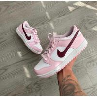 ราคา (พร้อมส่ง ของแท้100%) NIKE DUNK LOW PINK FOAM RED WHITE (8881987415)