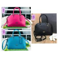 ราคา Coach แท้ ✔️ พร้อมส่ง กระเป๋าถือ โดมมินิ สีล้วน | Coach Mini Sierra Satchel (2449012707)