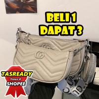 ราคา Tasready Attractive 3in1 Womens Fashion Sling Bag P223 (53050985209)