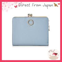 ราคา Jill Stuart Eternal Slim Leather Wallet with Brooch and Charm - Black, Sax Blue, and Pink Variants (41202173498)