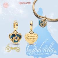 ราคา (ของแท้100%) Pandora shine hanging charm Cinderella ซินเดอเรลล่า Disney (25461756193)