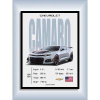 ราคา โปสเตอร์และพิมพ์โปสเตอร์รถ Chevrolet Camaro ZL1 1LE ภาพแม่มด Wall Art ภาพวาดผ้าใบห้องนั่งเล่นห้องนอน Bar Home Decor (48803817234)