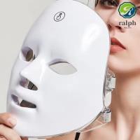 ราคา RALPH Photon Facial LED Mask, 7 สีไร้สาย LED Face Mask, Skin Brightening ชาร์จ Anti-Wrinkle แบบพกพา Photon SPA Mask การรักษาผ่อนคลาย (28843733979)