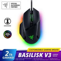 ราคา Razer Basilisk V3 Customizable RGB Gaming Mouse - เมาส์เกมมิ่ง HyperScroll และไฟ RGB (42660766835)