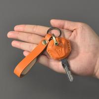 ราคา เหมาะสําหรับ Triumph T100 Key Case Handmade ของแท้หนัง T120 Retro bobber พวงกุญแจรถจักรยานยนต์แหวนป้องกัน (55403581068)