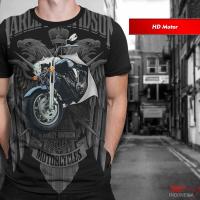 ราคา เสื้อยืดพิมพ์ลาย 3D ยานยนต์ Harley Motor - เสื้อยืด 3D ขายส่ง (40027373995)