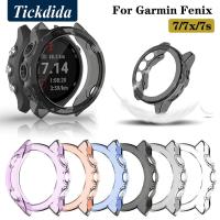 ราคา เคสป้องกัน สําหรับ Garmin Fenix 7 7X 7S 6 6S 6X Pro สมาร์ทวอทช์ กรอบป้องกัน นิ่ม คริสตัลใส TPU เคส 5 5S (13179931205)