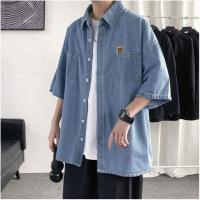 ราคา Mabay เสื้อเชิ้ตผู้ชาย ผ้ายีนส์ ลวดลายปักถักร้อย เสื้อสั้น สไตล์ญี่ปุ่น ชุดคู่รัก หลากหลาย ชุดลำลอง สบาย (52852632527)