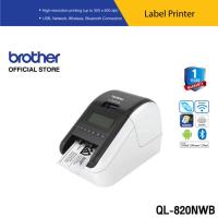 ราคา Brother QL-820NWB เครื่องพิมพ์ฉลากความร้อน หน้ากว้าง 62 มม. พิมพ์ฉลาก 2 สี (ดำ/แดง) พร้อมจอ LCD | รองรับ WiFi, Bluetooth (1616114806)