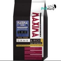 ราคา (15kg) MAXIMA อาหารสุนัข. พันธุ์กลางถึงใหญ่ แม็กซิม่า เนื้อแกะข้าว (26603319295)