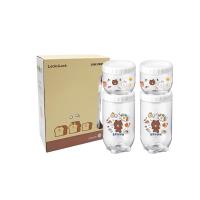ราคา LocknLock with Line Friends ชุดขวดโหลใส่อาหารแห้ง Interlock Set รุ่น INL302PS4LF (22219383996)