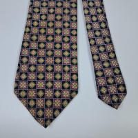 ราคา เนคไทมือสองChristianDior Men's Silk Tie Geometric Floral Design Green (40963933084)