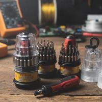 ราคา ชุดไขควง ชุดไขควงหัวแม่เหล็ก เซ็ตไขควงอเนกประสงค์พร้อมหัวเปลี่ยน 31 แบบ (53601153573)