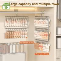 ราคา [กง] สแตนเลสราวตากผ้าราวตากผ้าราวตากผ้ากันลมคลิปถุงเท้าซักรีดที่แขวนชุดชั้นในถุงเท้าที่ใส่ ไทย (47853398525)