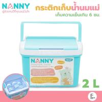 ราคา NANNY กระติกเก็บสต็อกน้ำนมแม่ 2 ลิตร (BPA Free) กระติกเก็บถุงน้ำนม กระติกเก็บน้ำนม กระติกเก็บความเย็น กระเป๋าใส่ขวดนม (18867747951)