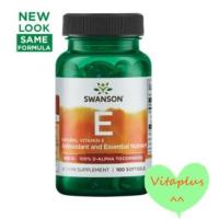 ราคา Swanson Premium Natural Vitamin E 400 IU / 100 Softgels (7552189422)