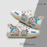 ราคา รองเท้าผ้าใบหนังPuสกรีนลาย (27233224312)