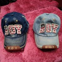 ราคา หมวกเด็กชายปีกกว้างกันแดดได้ดี ผ้ายีนส์ลายใส่เท่ห์ (22118812213)