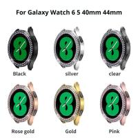 ราคา เคสนาฬิกาข้อมือ PC แบบแข็ง แถวคู่ ประดับเพชร ไม่มีกระจก สําหรับ Samsung Galaxy Watch 6 5 40 มม. 44 มม. (24815036606)