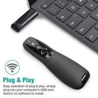 ราคา ✅ ส่งไวมีของพร้อมส่ง R400 Wireless Presenter Laser Pointer PPT USB (26974693217)