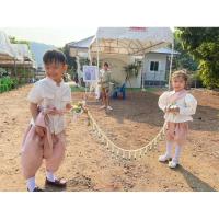 ราคา ส่งต่อ ชุดไทยเด็กผู้ชาย ชุดไปงานแต่ง ชุดไทยสีชมพู ชุดโทนชมพู ชุดเด็กผู้ชาย (18876182503)