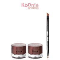 ราคา Music Flower Fascinated Eyebrow & Eyeliner Cream 5in1 14g #Brown And Black มิวสิค ฟลาวเวอร์ อายไลเนอร์ 5in1. (44126936862)