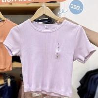 ราคา ส่งต่อ เสื้อครอป uniqlo size m (21000484985)