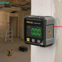 ราคา Jsjjingp Digital Display Angle Finder Four-Side Digital Level Wood Protractor Inclinometer Fast Compact Measurement Accurate Angle Laser Level (50902578184)