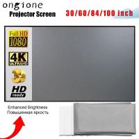 ราคา ONGIONE หน้าจอป้องกันแสง 30/60/84/100/120 นิ้วหน้าจอโปรเจคเตอร์เรียบง่ายแบบพกพา (47253923344)