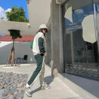 ราคา ชุดSet ขายาว/แขนยาว กางเกงวอร์มขาจั๊ม ผ้านิ่ม ใส่สบาย มี 2 สี พร้อมส่ง (14006834004)