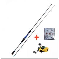 ราคา ชุดเบทหยดน้ำคันSUZUKAWA 6ฟุต 2ท่อน รอกเบทหยดน้ำ GW.CA หมุนขวา สีเหลือง 8+1BB พร้อมสายPE เบอร์3.0 100ม. (7236294403)