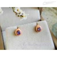 ราคา ต่างหูสตั๊ดทรงหยดนำ้ พลอยแทนซาไนท์(Tanzanite) (28319487707)