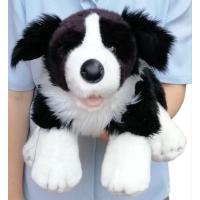 ราคา ตุ๊กตาน้องหมาบิ้วอะแบร์ เท้าถ่วง Build A Bear Black White Border Collie Dog ขนาด 15 นิ้ว ป้าย Build A Bear (40215522333)