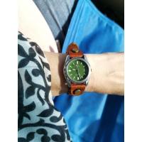 ราคา นาฬิกามือสอง ยี่ห้อ CORAL สายหนังแท้ (14829742645)