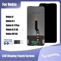 ราคา สําหรับ Nokia 8 8.1 8.1 Plus 8.3 8v จอแสดงผล LCD Touch Screen Digitizer Assembly อะไหล่ (27442948466)