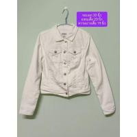 ราคา OLD NAVY เสื้อแจ็คเก็ตยีนส์ สีขาว พร้อมส่ง (29925578746)