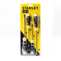 ราคา STANLEY ชุดไขควงด้ามยาง 4 ชิ้น แฉก-แบน : STMT66671 (25545543143)