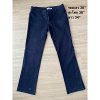 ราคา กางเกงทำงานสีดำ ทรงสวย ใส่สบายไม่อึดอัด! แบรนด์ GIVE ME 5 UP ทรงกระบอกตรงมือสองเหมือนใหม่ (55900336673)