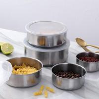 ราคา ชุดหม้อสแตนเลส 5 ใบ A1702 ชามเก็บอาหารส แตนเลสที่เก็บอาหาร ชามเก็บอาหาร กล่องเก็บอาหารสแตนเลส (24409493249)