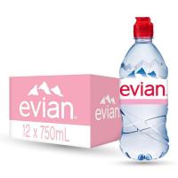 ราคา พร้อมส่งน้ำแร่ Evian ขนาด 750 ml (Sports Cap) มี 12 ขวด (12258054488)