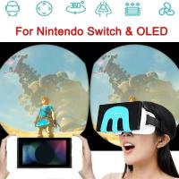 ราคา VR สําหรับ Nintendo Switch & OLED 3D Virtual Reality VR แว่นตาชุดหูฟังอุปกรณ์หมวกกันน็อค Lense Goggles อุปกรณ์เสริมสําหรับเล่นเกม (43671240452)